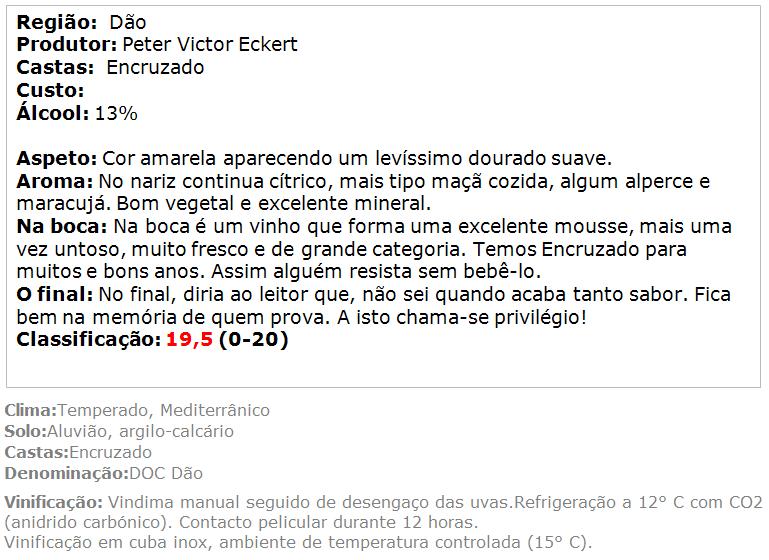 apreciacao Quinta das Marias Encruzado Branco 2011