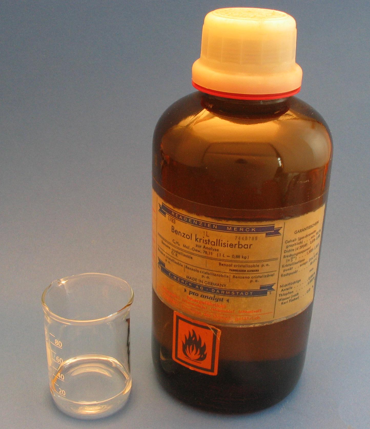 Benzol Odor que recorda o de um dissolvente ou de um verniz.