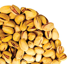Pistácio Aroma de frutos secos que pode ser detectado em certos vinhos. 