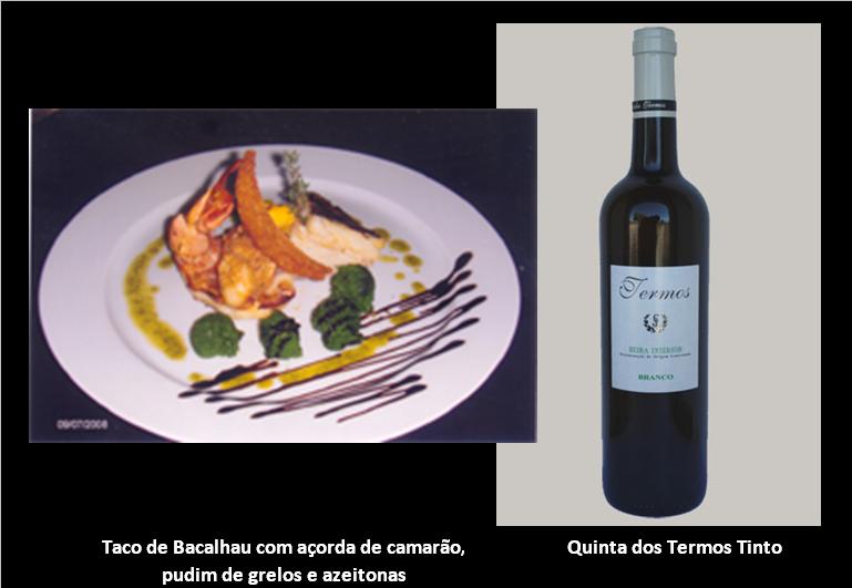 1 posta bacalhau 6 camarões 2 pães biju ou padronelo 100 gr grelos 50 gr azeitonas 3 ovos 20 gr farinha Cortar o lombo do bacalhau e colocar numa assadeira com azeite e alho, levar ao forno a 90º C durante 1/2 hora. Confitar o bacalhau, fazer uma açorda de camarão com o pão demolhado e um puxado de cebola e azeite, um pouco de molho marisco, mexer bem até fazer açorda e temperar com coentros. Fazer um aparelho com os grelos triturados, os ovos, farinha, azeite e sal. Picar a azeitona, fazer um pudim individual com o aparelho e levar ao forno durante 10 minutos a 160º C. Empratar o bacalhau, a açorda e o pudim. Colocar uma gema de ovo cozida por cima do Bacalhau. (Restaurante Segredos da Terra)