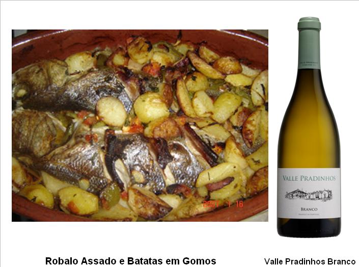 ingredientes: Ingredientes para 2 pessoas 500 g de batatas para assar cortadas em gomos grandes; 1 bolbo de funcho cortado em seis gomos; azeite; sal marinho e pimenta preta acabada de moer; 4 dentes de alho com a casca; uma mão-cheia de azeitonas verdes, cortadas ao meio e sem caroço; meio ramo de tomilho fresco; 2 x 200 g de filetes de robalo com pele, escamado e sem espinhas (peça ao seu fornecedor de peixe para o arranjar); 1 limão às rodelas     preparação: PRÉ-AQUEÇA o forno a 200°C/gás 6. Leve a ferver uma caçarola grande com água e sal. Dê uma cozedura ligeira às batatas durante 5 minutos, acrescente o funcho e deixe cozer durante mais 3 minutos. Escorra num passador até secarem. Transfira para um tabuleiro de ir ao forno com um bom golo de azeite, uma pitada de sal e pimenta, os dentes de alho, as azeitonas e algumas hastes de tomilho. Misture tudo, espalhe numa camada e leve ao forno durante 15 minutos. Com uma faca afiada, dê uns golpes leves na parte dos filetes com pele e borrife com um bom gole de azeite. Tempere generosamente com sal e pimenta e coloque os filetes com a pele para cima sobre as batatas e o funcho, num tabuleiro. Cubra com as restantes hastes de tomilho e as rodelas de limão. Leve ao forno por 10 minutos ou até que a pele do peixe fique com um belo tostado. Sirva com uma salada verde.