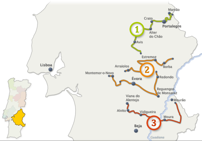 ROTA DOS VINHOS DO ALENTEJO (clique na imagem)