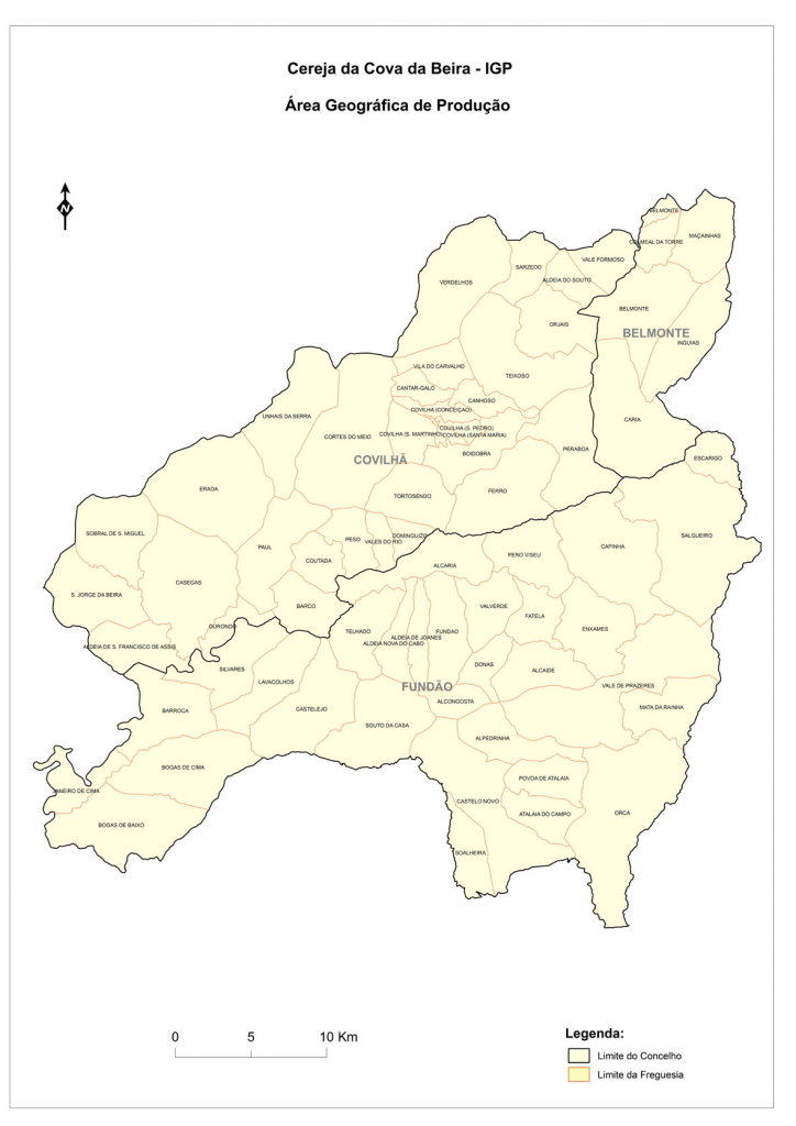 Mapa da Área Geográfica