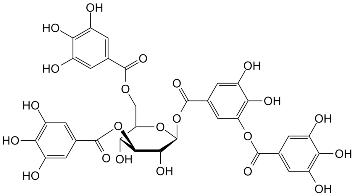Estrutura química dum tanino