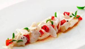 Salada de Bacalhau Assado com Pimentos