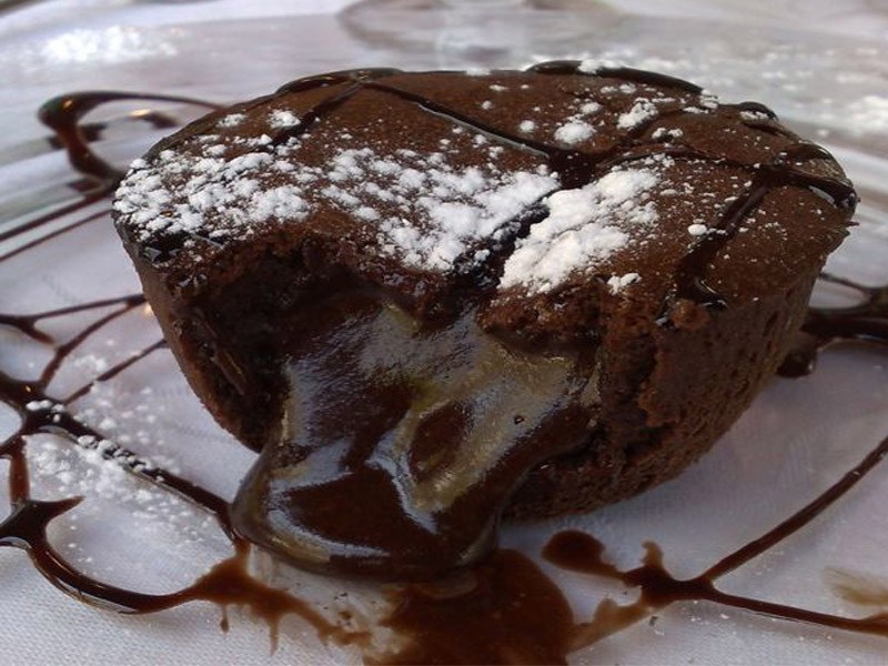 Sobremesa / Tortinha de Chocolate - Tortino di Cioccolato 