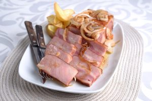 Bacon no forno com batatinhas - Alfred Hitckcock