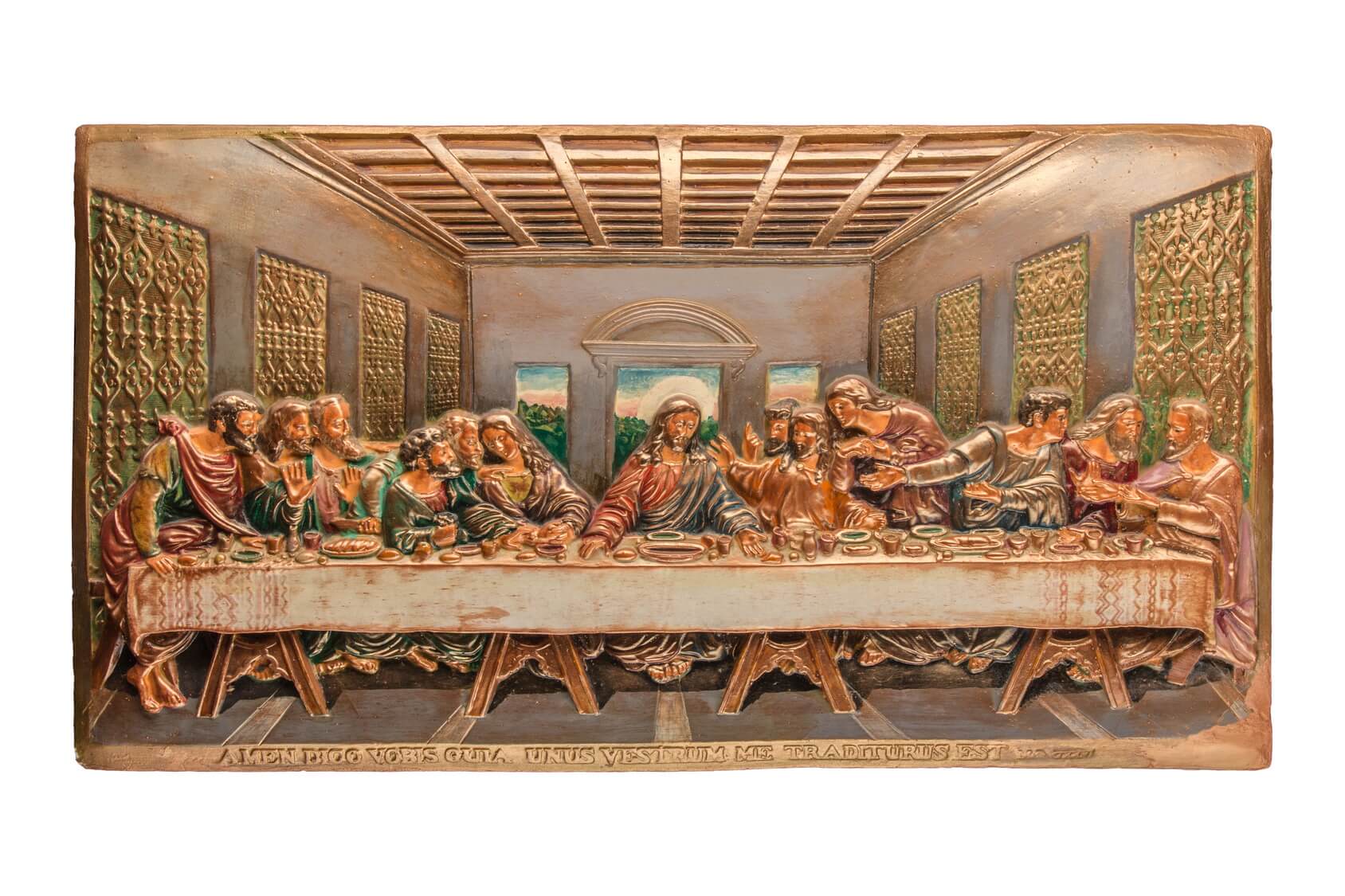 Célebre obra de Leonardo Da Vinci - A Última Ceia de Jesus Cristo