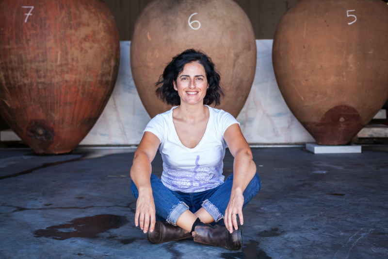 Sandra Alves responsável pelo vinho de talha no Esporão