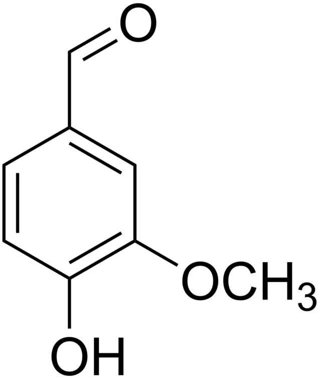 Fórmula química da vanilina