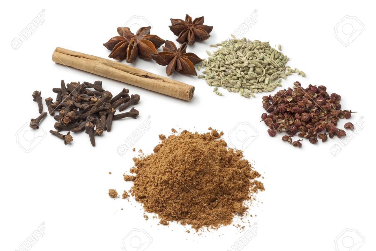 Five spices é composto destes ingredientes