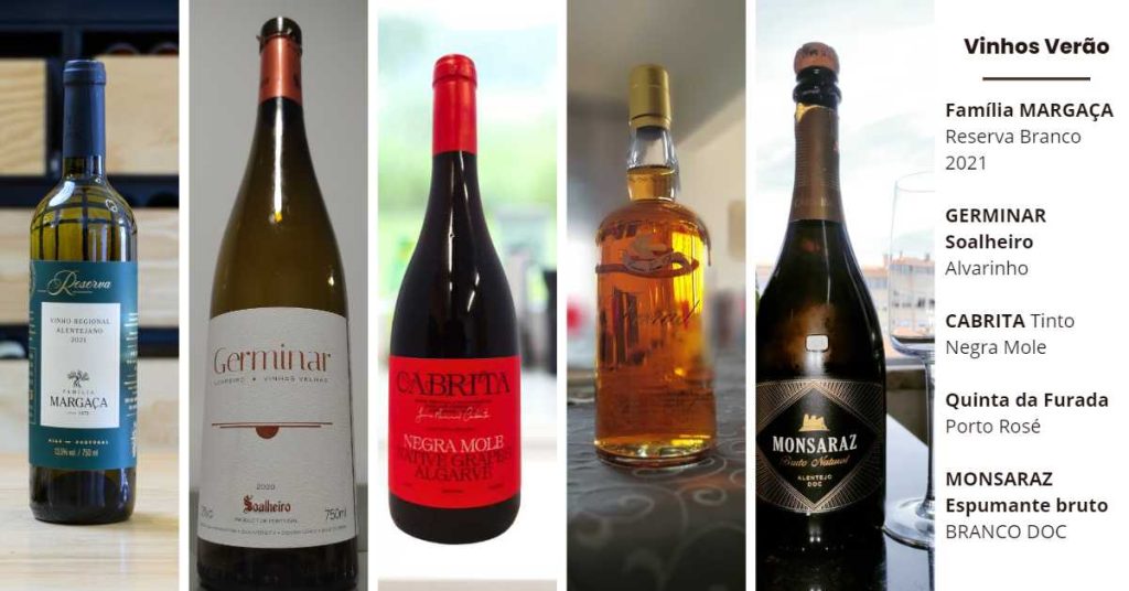 10 Vinhos Portugueses para Verão 2023.