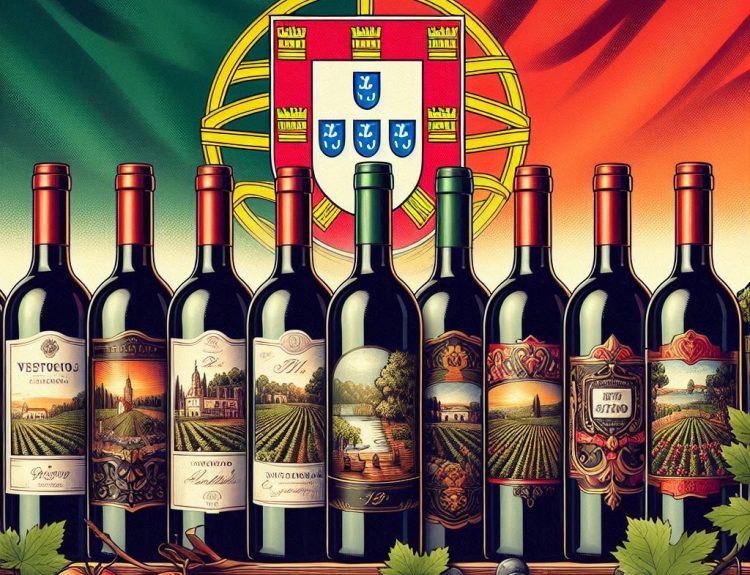 os melhores vinhos portugueses tintos 2024 até 10 euros