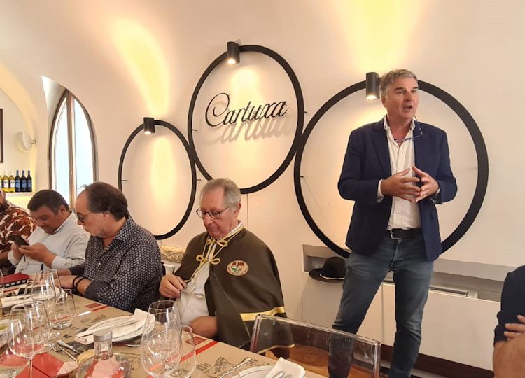 Reto Jorg e a Enoteca Fundação Eugenio de Almeida