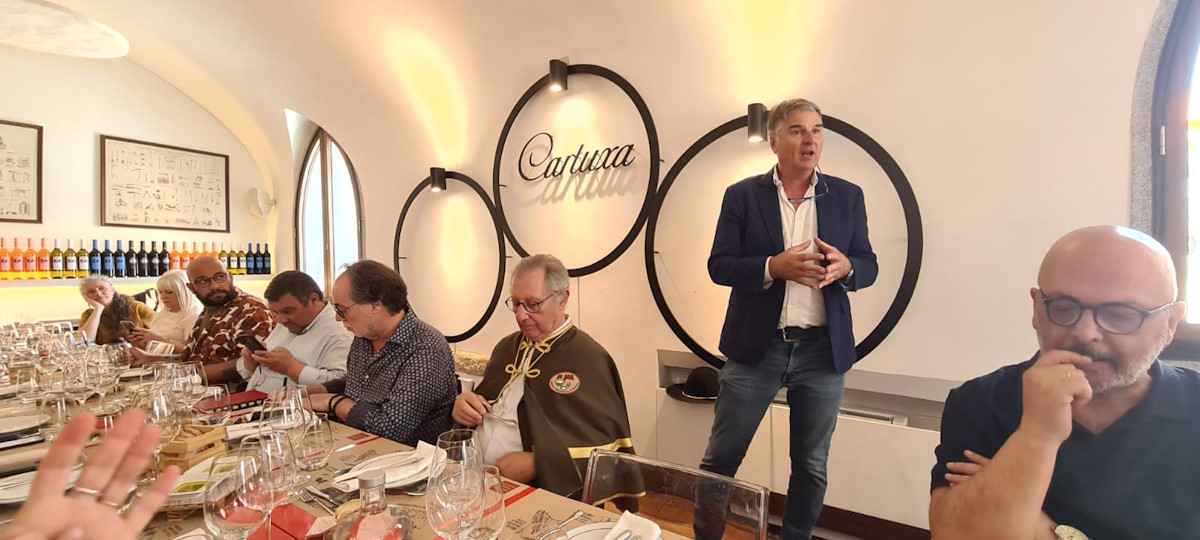 Reto Jorg e a Enoteca Fundação Eugenio de Almeida