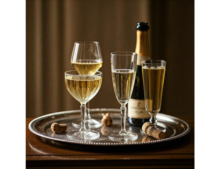 imagem sobre champanhe prosecco e cava