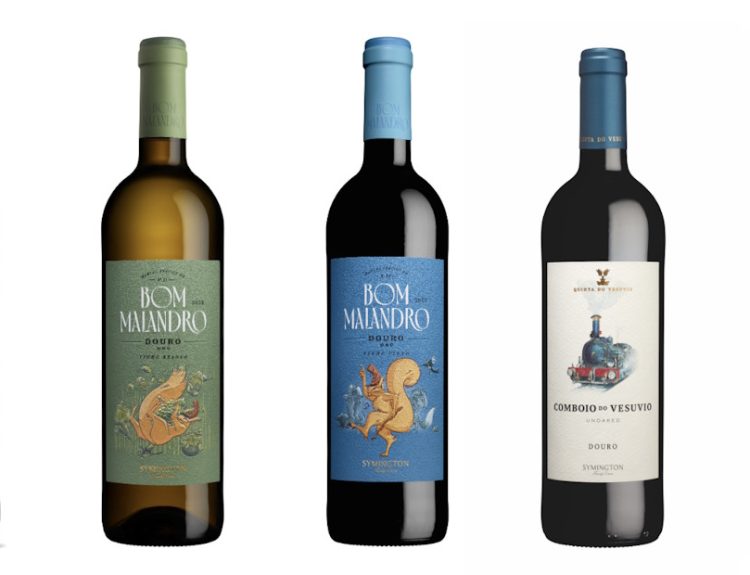 Foto com Vinhos da Symington