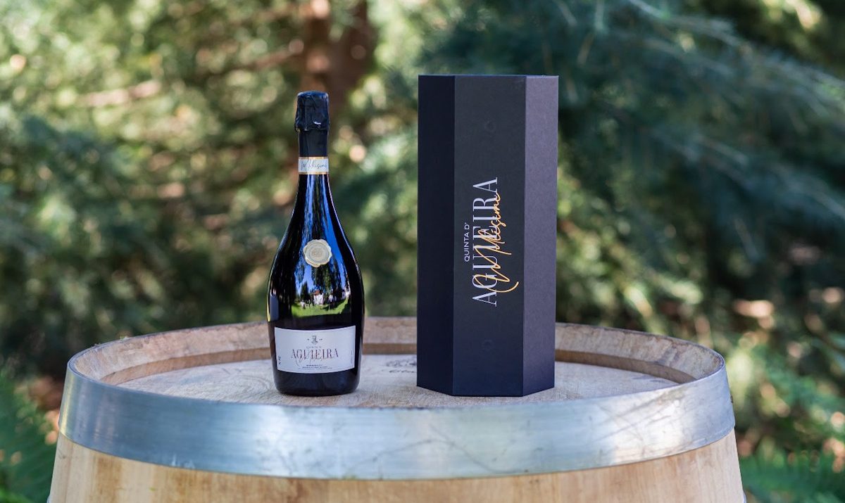 Foto do espumante Millésime da Quinta d’Aguieira
