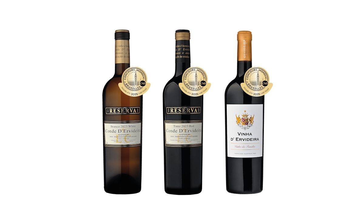 Vinhos da Ervideira - Prémios Concurso Mundial de Bruxelas 2025