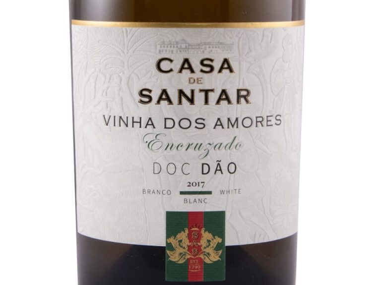 Rótulo do vinho Casa de Santar Vinha dos Amores 2017