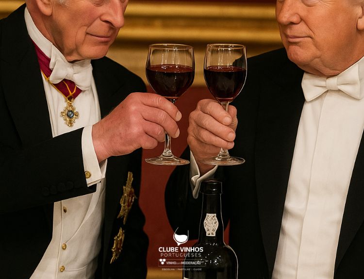 Vinho português marca jantar histórico entre Trump e Carlos III