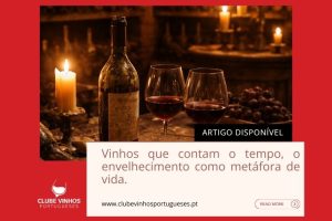 Vinhos que contam o tempo, o envelhecimento como metáfora de vida.